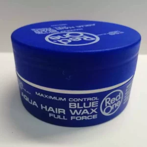 Blue aqua hair wax – full  force