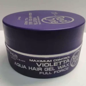 Cire capillaire Violetta aqua hair gel wax – full force